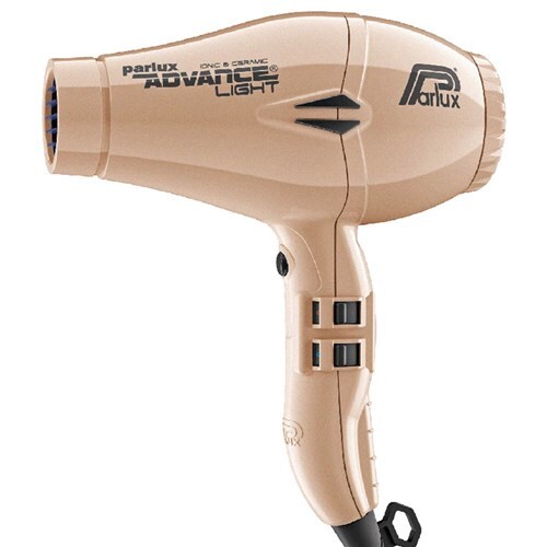 Parlux Advance Light Ceramic And Ionic Hair Dryer ~ Light Gold