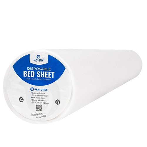 Disposable Bed Roll - 80cm X 100m - 20gsm