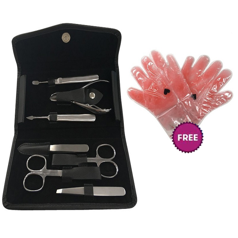 DoBeauty Rexin 7pcs Manicure Kit FREE Paraffin Gloves
