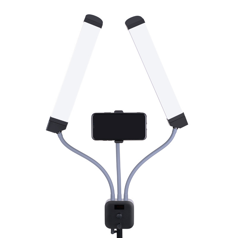 Double Arm LED Fill Light With Tripod